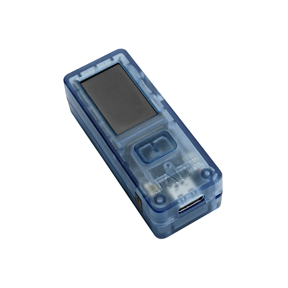 Аппаратный холодный кошелек JADE Transparent Blue