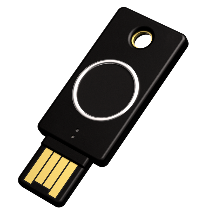 Аппаратный ключ Yubikey Bio USB-A. Товар уцененный