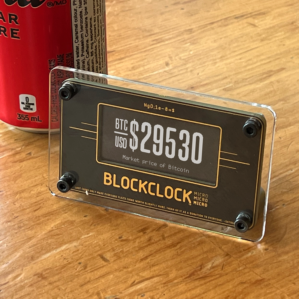 Биржевой тикер BLOCKCLOCK™ micro