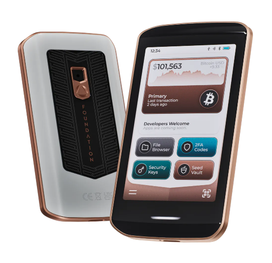 Аппаратный кошелек Foundation Passport Prime Arctic Copper