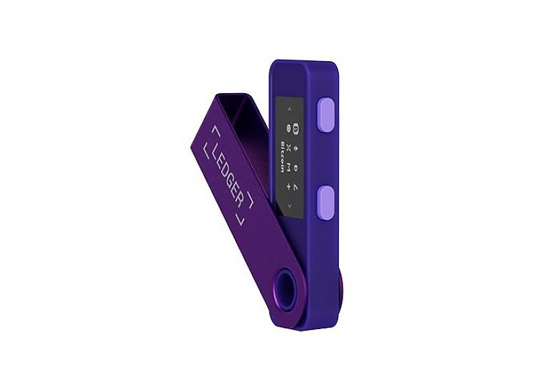 Аппаратный криптокошелек Ledger Nano S Plus Purple Amethyst - холодный кошелек для криптовалюты