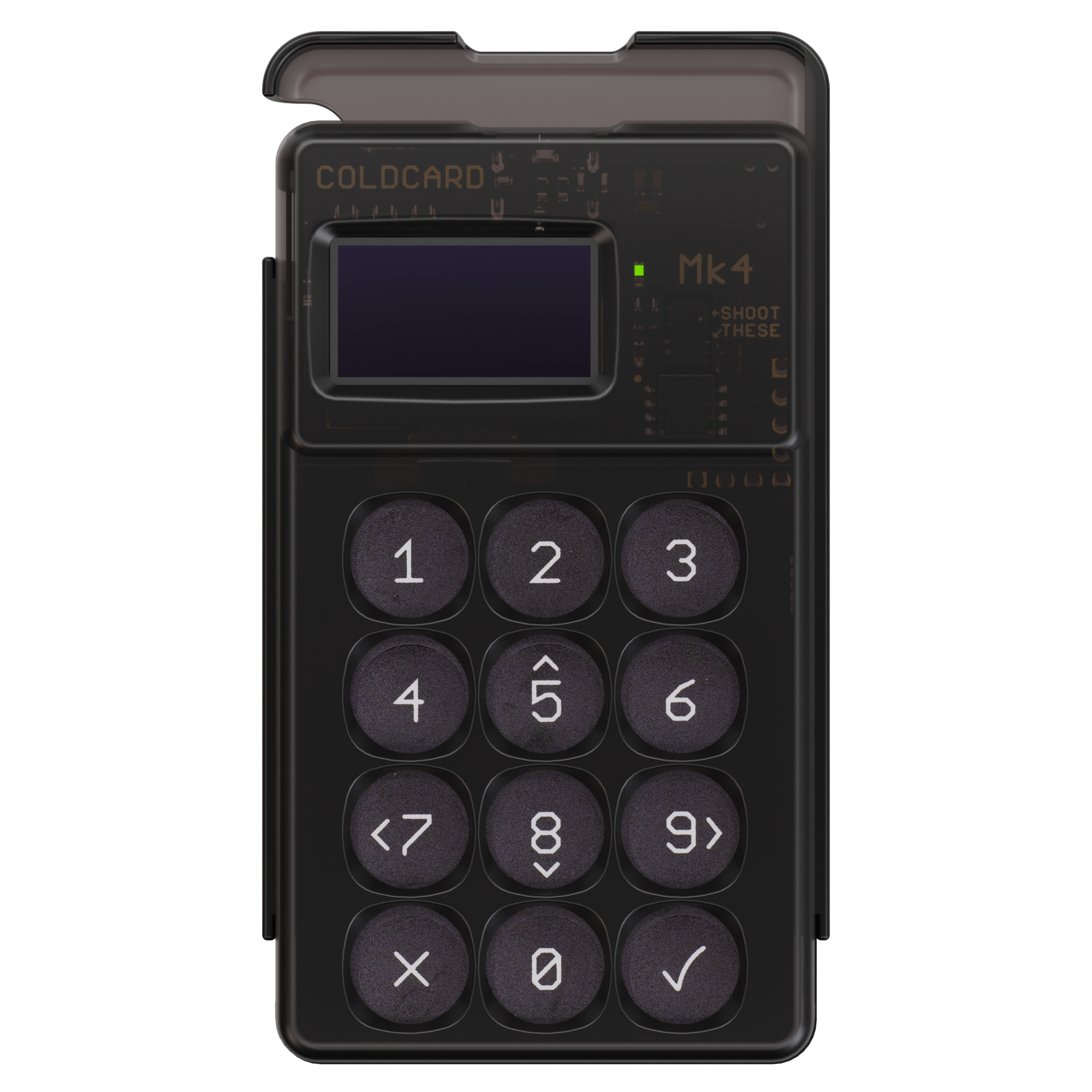 Аппаратный hodl-биткоин кошелек Coldcard MK4 Black с NFC