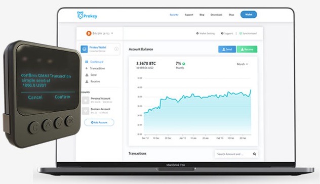 Аппаратный кошелек Prokey